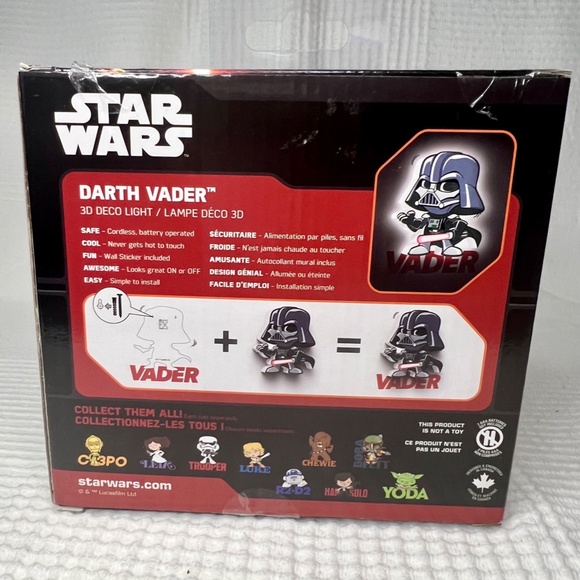 Star Wars - 4-in-1 Jigsaw Puzzle and Darth Vader 3D Deco Light - Picture 3 of 5